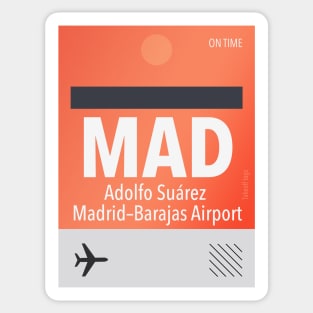 MAD Adolfo Suarez Madrid-Barajas airport Sticker